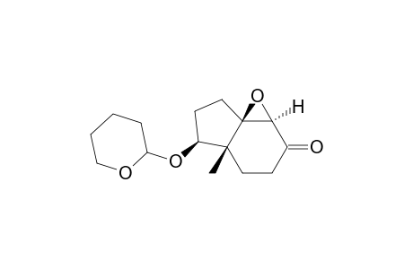 Indeno[3a,4-b]oxiren-2(1aH)-one, hexahydro-4a-methyl-5-[(tetrahydro-2H-pyran-2-yl)oxy]-, (1a.alpha.,4a.beta.,5.beta.,7aR*)-
