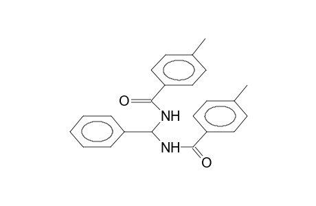 4-methyl-N-[[(4-methylbenzoyl)amino]-phenyl-methyl]benzamide