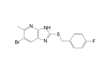 6-bromo-2-[(4-fluorobenzyl)sulfanyl]-5-methyl-3H-imidazo[4,5-b]pyridine
