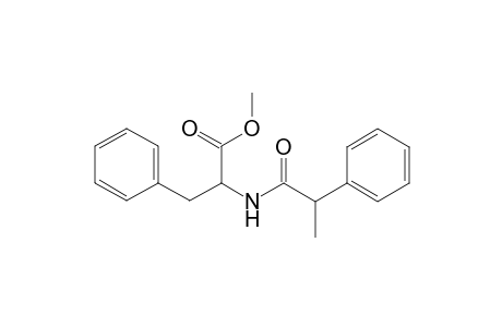 Methyl ester of Phenylalanine .alpha.-phenylpropionamide