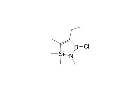 5-Chloro-4-ethyl-2,5-dihydro-1,2,2,3-tetramethyl-1,2,5-azasilaborole