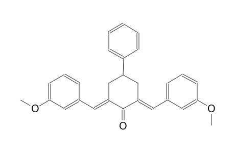 cyclohexanone, 2,6-bis[(3-methoxyphenyl)methylene]-4-phenyl-, (2E,6E)-
