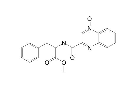 2-[(4-oxidoquinoxalin-4-ium-2-carbonyl)amino]-3-phenyl-propionic acid methyl ester
