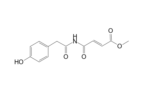 Methyl N-[(4'-hydroxyphenyl)acetyl]fumarate-amide