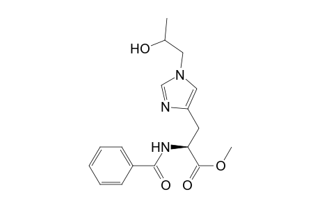 L-Histidine, N-benzoyl-1-(2-hydroxypropyl)-, methyl ester