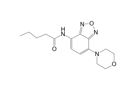N-[7-(4-morpholinyl)-2,1,3-benzoxadiazol-4-yl]pentanamide