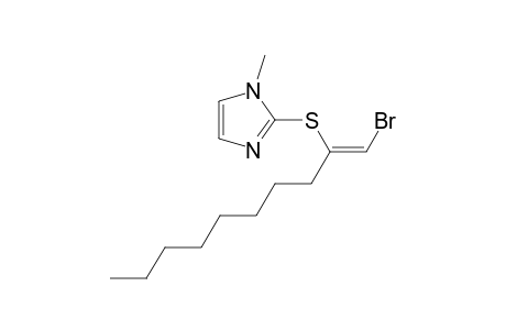 (Z)-2-((1-bromodec-1-en-2-yl)thio)-1-methyl-1H-imidazole