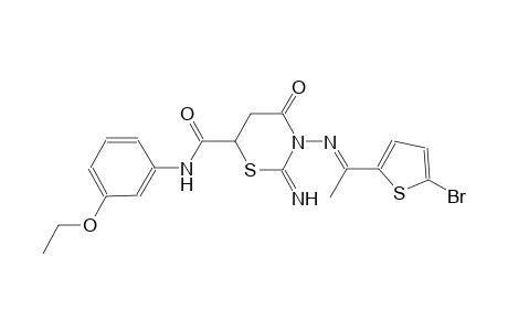 2H-1,3-thiazine-6-carboxamide, 3-[[(E)-1-(5-bromo-2-thienyl)ethylidene]amino]-N-(3-ethoxyphenyl)tetrahydro-2-imino-4-oxo-
