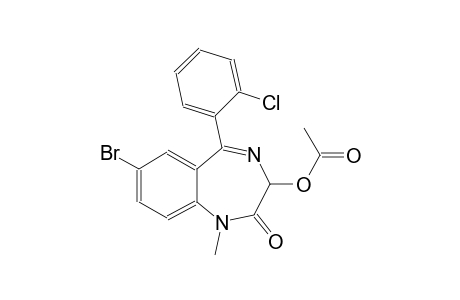 2H-1,4-benzodiazepin-2-one, 3-(acetyloxy)-7-bromo-5-(2-chlorophenyl)-1,3-dihydro-1-methyl-