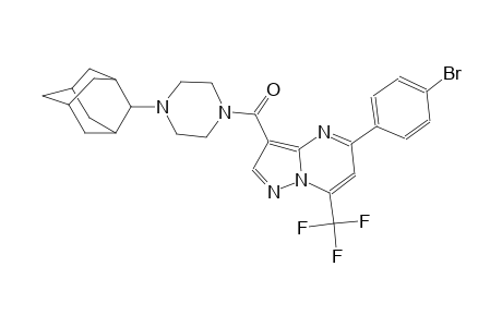 3-{[4-(2-adamantyl)-1-piperazinyl]carbonyl}-5-(4-bromophenyl)-7-(trifluoromethyl)pyrazolo[1,5-a]pyrimidine