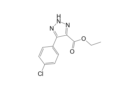 1H-1,2,3-Triazole-4-carboxylic acid, 5-(4-chlorophenyl)-, ethyl ester