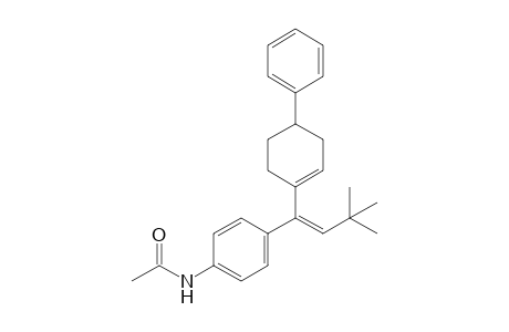 1-(4'-Acetamidophenyl)-3,3-dimethyl-1-(4"-phenylcyclohex-1"-enyl)-1-butene