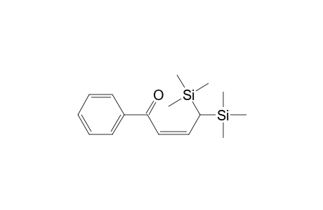 2-Buten-1-one, 1-phenyl-4,4-bis(trimethylsilyl)-, (Z)-