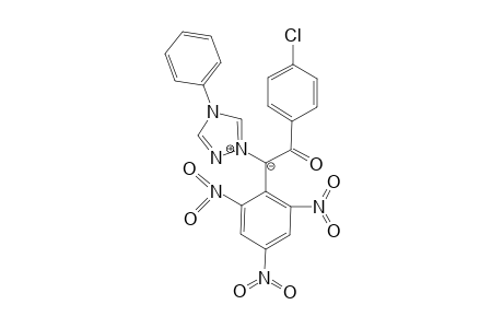 4-Chlorobenzoyl 4-phenyl-1,2,4-triazol-1-ium 2,4,6-trinitrophenylmethylide