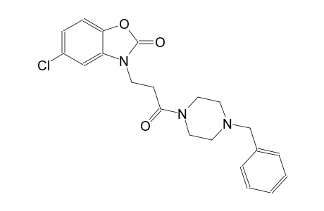 3-[3-(4-benzyl-1-piperazinyl)-3-oxopropyl]-5-chloro-1,3-benzoxazol-2(3H)-one