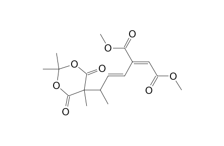 2-Butenedioic acid, 2-[3-(2,2,5-trimethyl-4,6-dioxo-1,3-dioxan-5-yl)-1-butenyl]-, dimethyl ester, (E,E)-