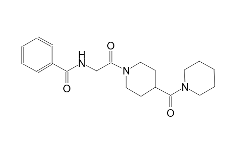 benzamide, N-[2-oxo-2-[4-(1-piperidinylcarbonyl)-1-piperidinyl]ethyl]-
