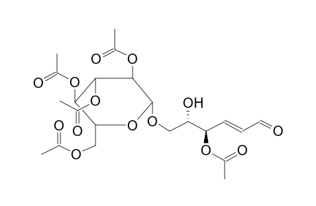 (2E,4S,5R)-4-ACETOXY-5-HYDROXY-6-(2,3,4,6-TETRA-O-ACETYL-BETA-D-GLUCOPYRANOSYLOXY)-2-HEXENAL