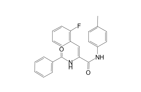 Propenamide, 2-benzoylamino-3-(2-fluorophenyl)-N-(4-tolyl)-