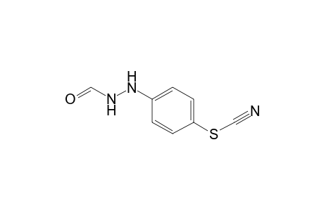Thiocyanic acid, 4-(2-formylhydrazinyl)phenyl ester