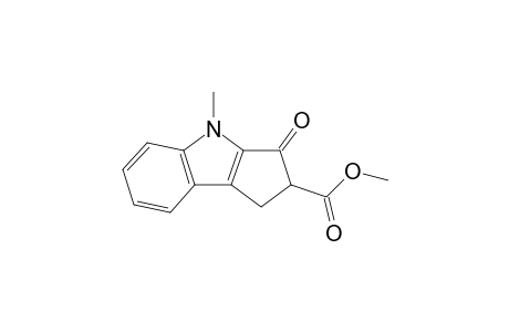 3-keto-4-methyl-1,2-dihydrocyclopent[b]indole-2-carboxylic acid methyl ester