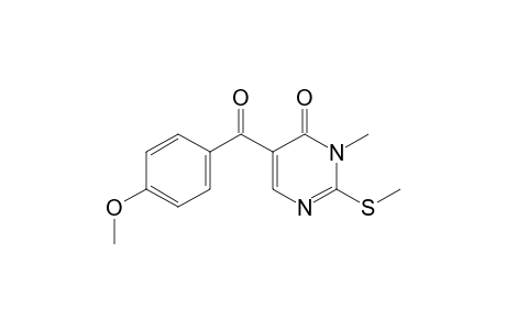 5-(4-Methoxybenzoyl)-3-methyl-2-(methylthio)pyrimidin-4(3H)-one