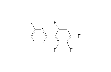 2-Methyl-6-(2,3,4,6-tetrafluorophenyl)pyridine