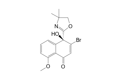 3-Bromo-4-(4,4-dimethyl-4,5-dihydroxazol-2-yl)-4-hydroxy-8-methoxy-4H-naphthalen-1-one