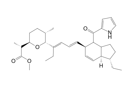 Indanomycin methyl ester