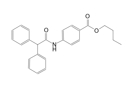benzoic acid, 4-[(diphenylacetyl)amino]-, butyl ester