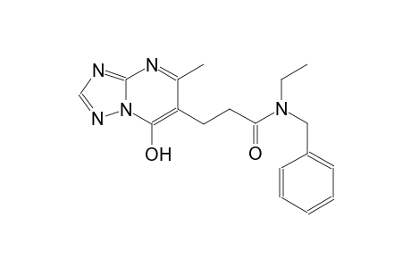 [1,2,4]triazolo[1,5-a]pyrimidine-6-propanamide, N-ethyl-7-hydroxy-5-methyl-N-(phenylmethyl)-