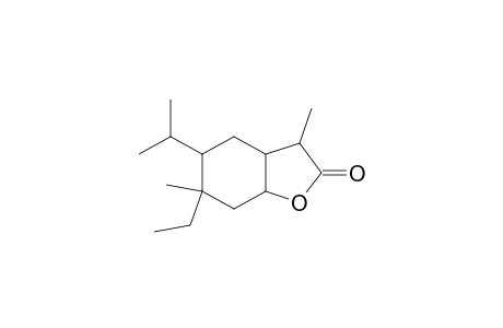 2(3H)-Benzofuranone, 6-ethylhexahydro-3,6-dimethyl-5-(1-methylethyl)-