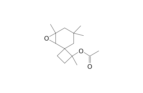 Spiro[cyclobutane-1,2'-[7]oxabicyclo[4.1.0]heptan]-2-ol, 2,4',4',6'-tetramethyl-, acetate