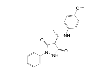 4-[1-(p-anisidino)ethylidene]-1-phenyl-3,5-pyrazolidinedione