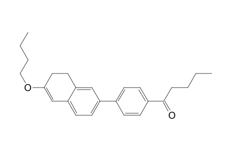 1-Pentanone, 1-[4-(6-butoxy-7,8-dihydro-2-naphthalenyl)phenyl]-