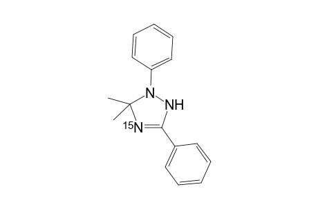 4,5-Dihydro-5,5-dimethyl-1,3-diphenyl-1H-[4-(15)N]-1,2,4-triazole