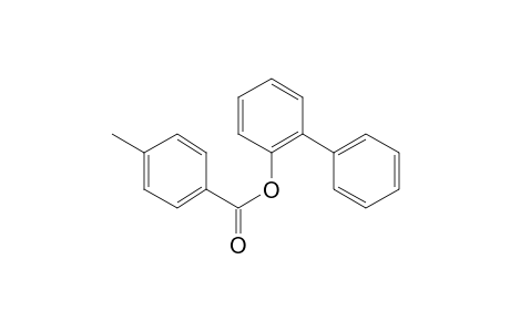 4-Methylbenzoic acid, 2-biphenyl ester