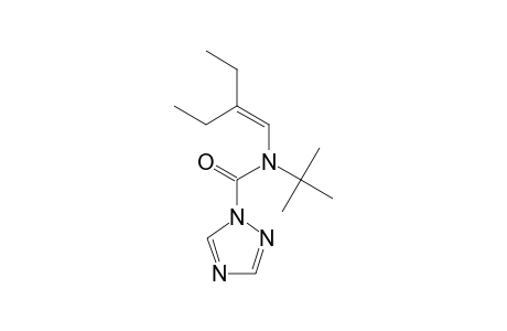 1H-1,2,4-Triazole-1-carboxamide, N-(1,1-dimethylethyl)-N-(2-ethyl-1-butenyl)-