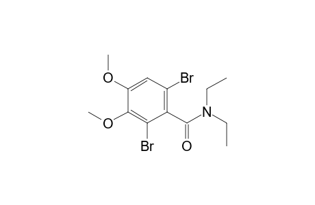 N,N-diethyl-2,6-dibromo-3,4-dimethoxybenzamide