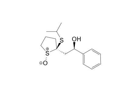 (1R*,2R*,2' R*)-2-(Isopropylthio-2-(2'-hydroxy-2'-phenylethyl)hiolane - 1-oxide