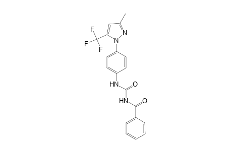 N-[[4-[3-methyl-5-(trifluoromethyl)-1-pyrazolyl]anilino]-oxomethyl]benzamide