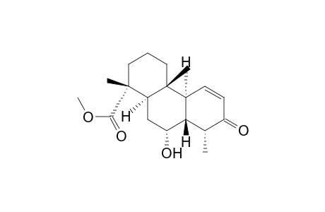 (1R,4aR,4bS,8R,8aR,9R,10aR)-9-hydroxy-1,4a,8-trimethyl-7-oxo-3,4,4b,8,8a,9,10,10a-octahydro-2H-phenanthrene-1-carboxylic acid methyl ester