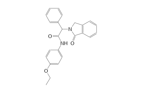 N-(4-ethoxyphenyl)-2-(1-oxo-1,3-dihydro-2H-isoindol-2-yl)-2-phenylacetamide
