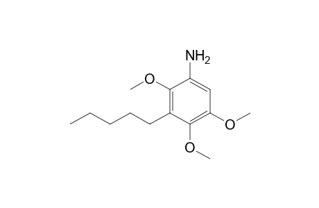 3-Pentyl-2,4,5-trimethoxyaniline