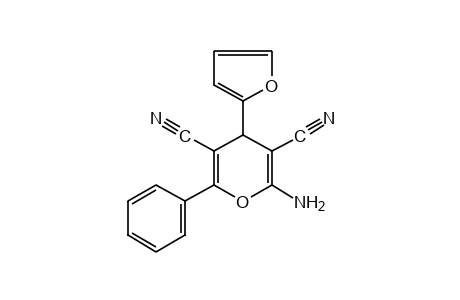 2-AMINO-4-(2-FURYL)-6-PHENYL-4H-PYRAN-3,5-DICARBONITRILE