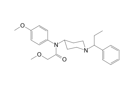 2-Methoxy-N-4-methoxyphenyl-N-[1-(1-phenylpropyl)piperidin-4-yl]acetamide