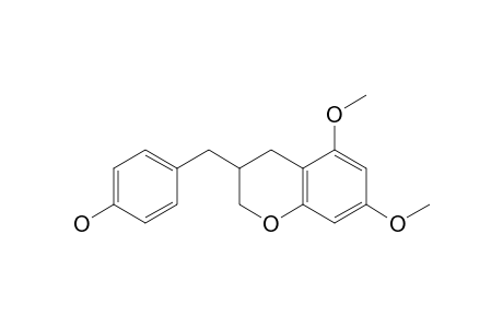 3-(HYDROXYBENZYL)-5,7-DIMETHOXYCHROMAN