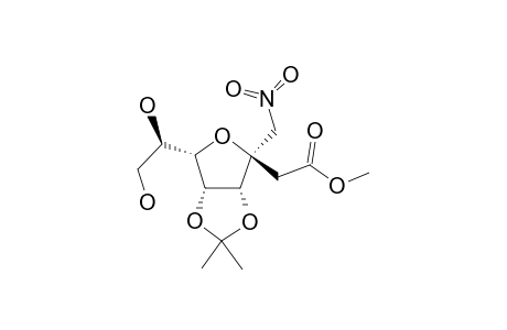 METHYL-3,6-ANHYDRO-2-DEOXY-4,5-O-(1-METHYLETHYLIDENE)-3-(NITROMETHYL)-D-GULO-OCTANOATE