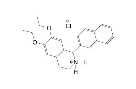 isoquinolinium, 6,7-diethoxy-1,2,3,4-tetrahydro-1-(2-naphthalenyl)-,chloride