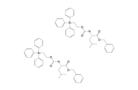 N-2-(TRIPHENYLSILYL)-ETHOXYCARBONYL-L-LEUCINE-BENZYLESTER